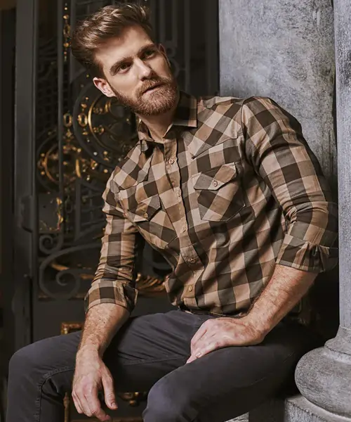 camisa_social_masculina_slim_teodoro_xadrez_western_algodao_marrom_bege