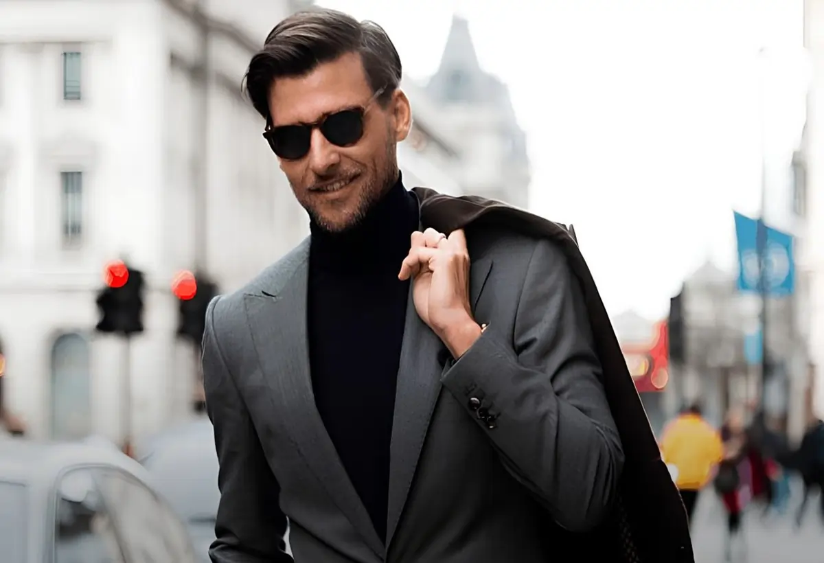 O que é uma camisa gola alta e por que ela é uma peça essencial no guarda-roupa masculino?