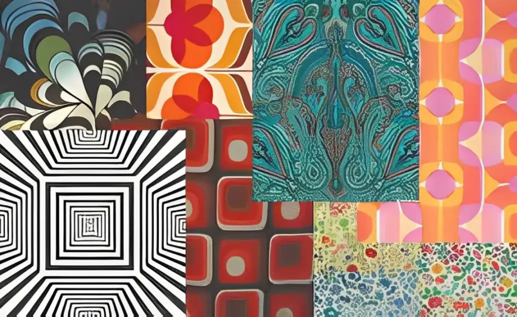 Estampas Geométricas e Coloridas Camisas Masculinas dos Anos 70 em Alta