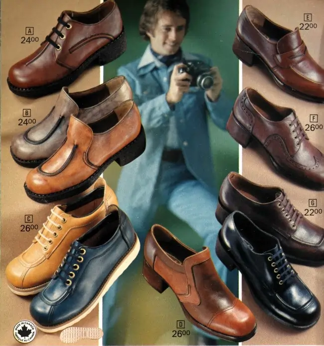 Como Escolher o Sapato Masculino Ideal com Visual Vintage dos Anos 70