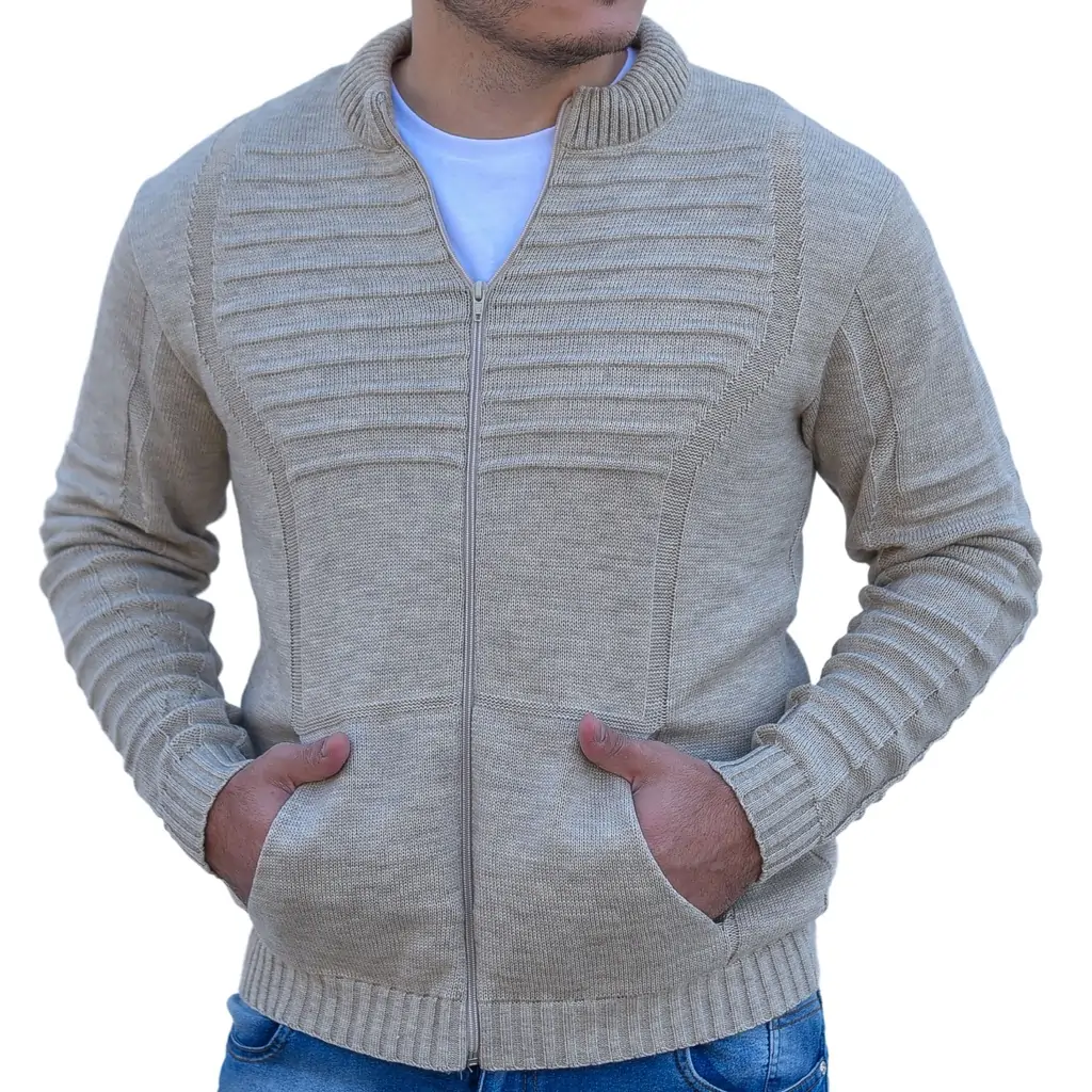 casaco tricot masculino