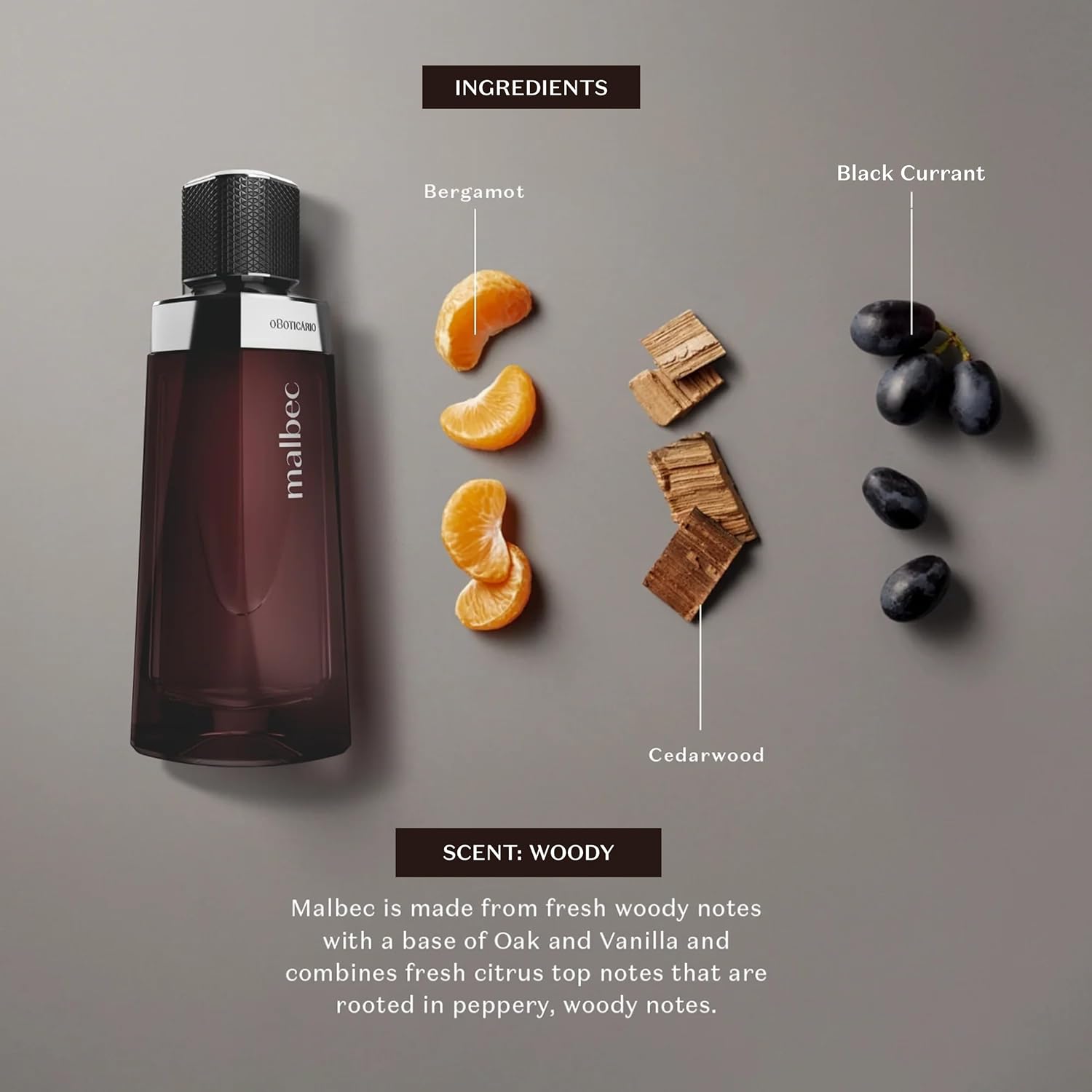Malbec Des. Colônia, 100ml.