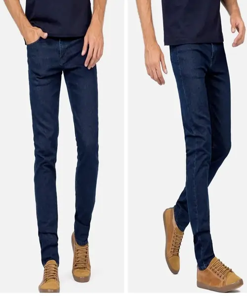 Comfort-Fit-e-Reta-Vintage jeans masculina