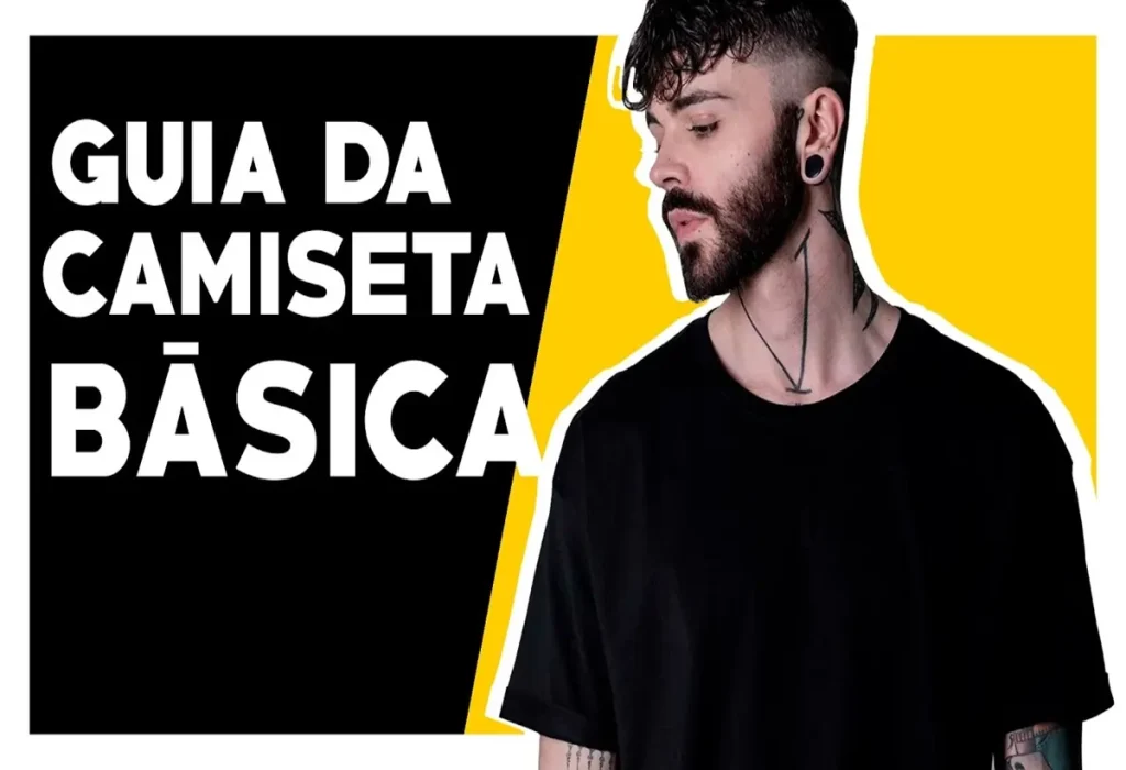 camisa básica masculina