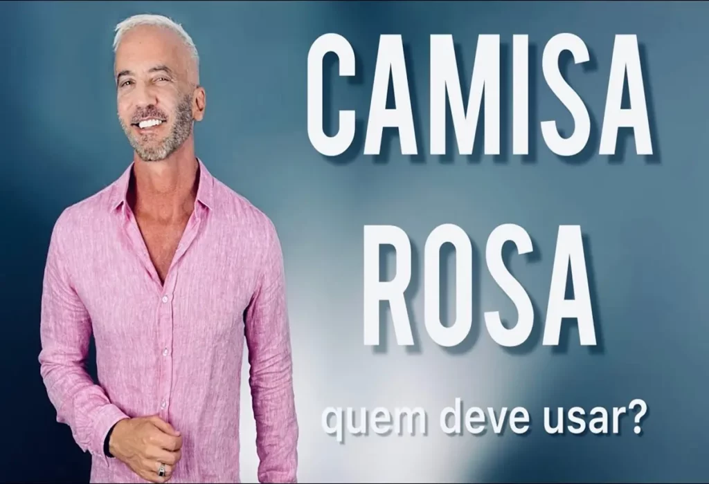 quem pode usar camisa rosa masculina