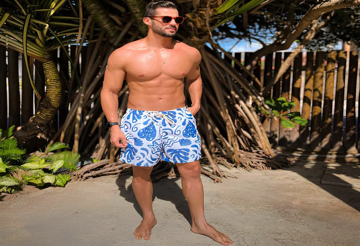 shorts de praia masculino