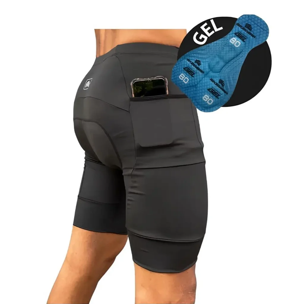 Shorts de Ciclismo Masculino com gel