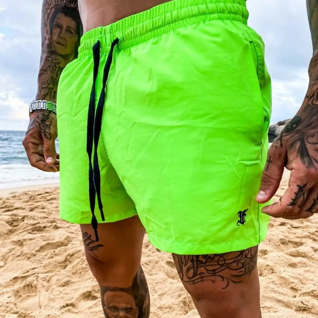 shorts de banho cores