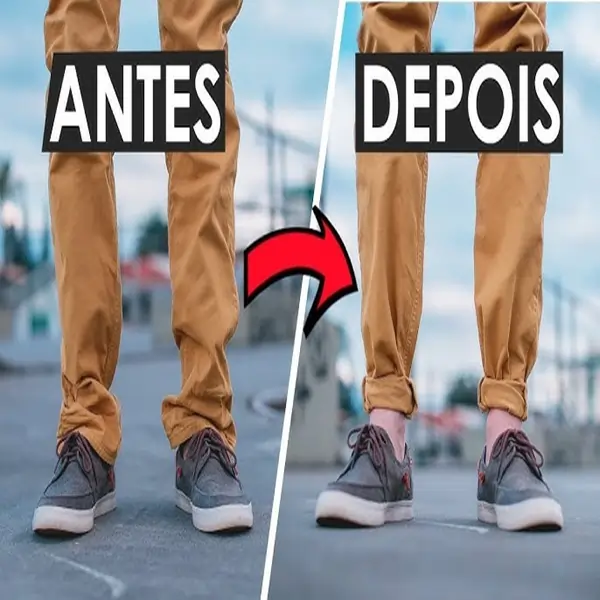 como dobrar a barra da calça masculina 4