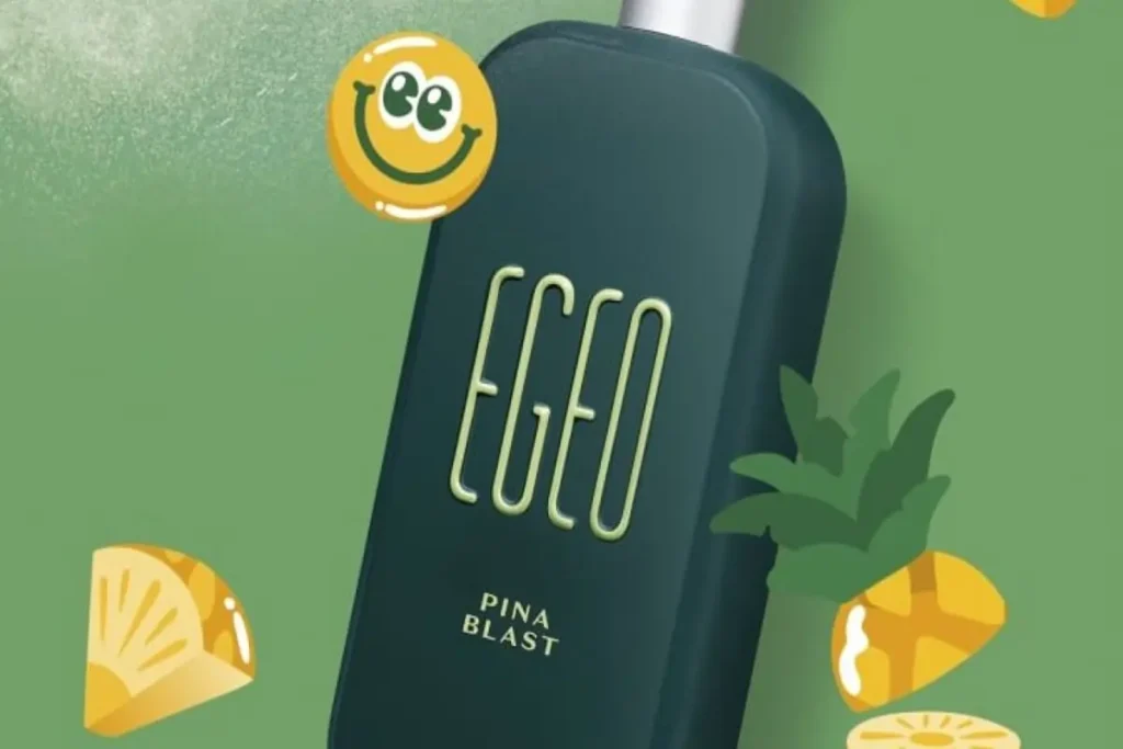 Perfume masculino Egeo Pina Blast Combina melhor com praia, festas noturnas ou escritório